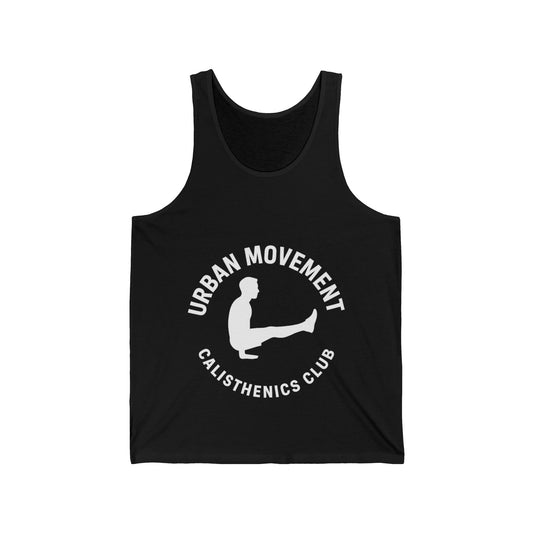 Urban Movement Calisthenics Tank - Unisex Jersey Athletic Wear, Fitness Apparel, Gym Tank Top, Workout Gift, Sporty Casual Style